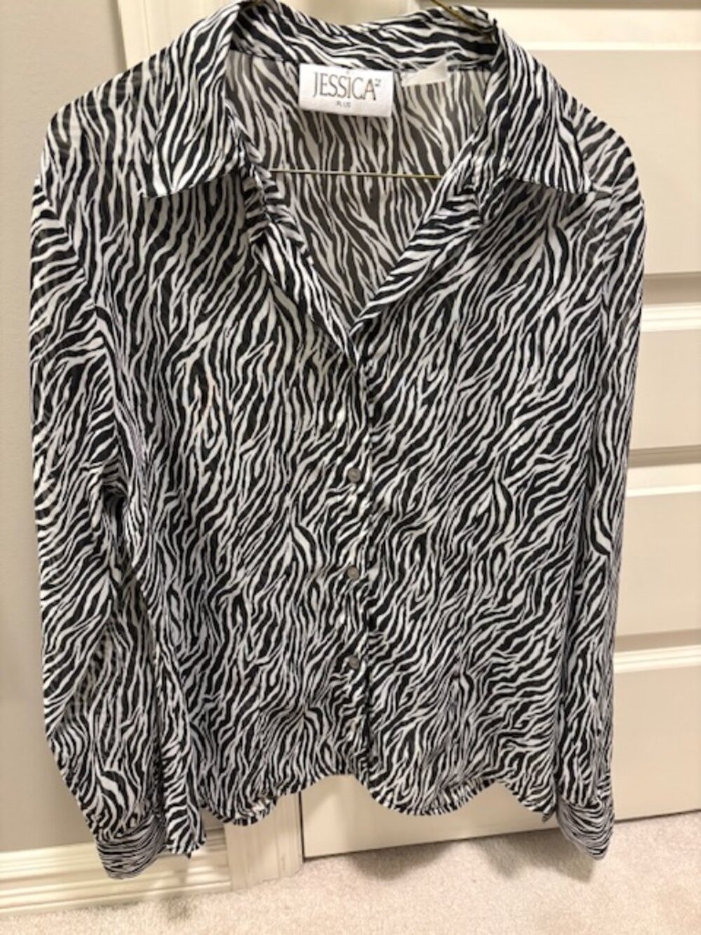 Woman's Animal Print Blouse